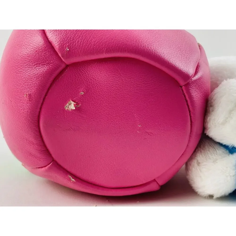 Halloween Hello Kitty 7" Holding Pink Pumpkin Plush Polka Dot Container Sitting - Picture 9 of 11